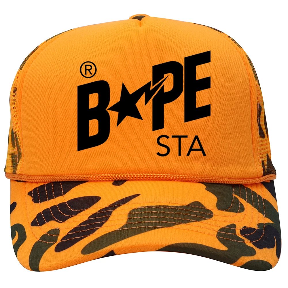 A Bathing Ape Hats BAPE STA Camouflage Baseball Cap — #-17