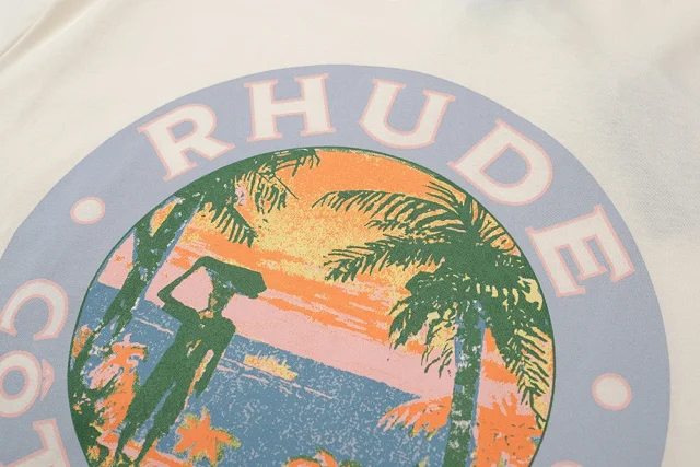 Rhude T-Shirts Graphic Print Short-Sleeve T-Shirt product detail image 23