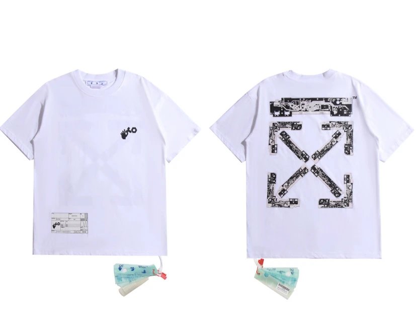 Off-White T-Shirts Arrow graphic print — 2067 White