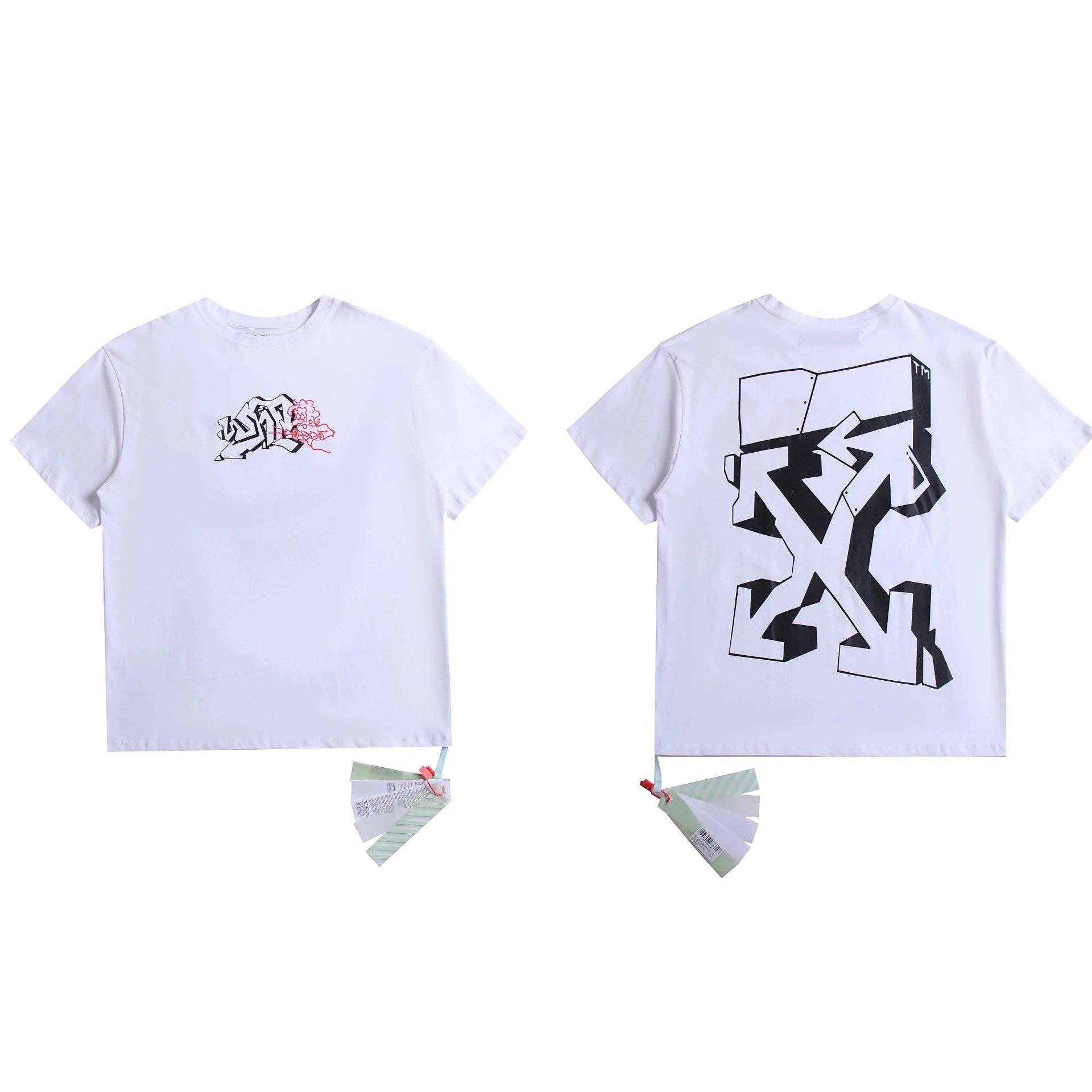 Off-White T-Shirts Arrow graphic print — 2078 White