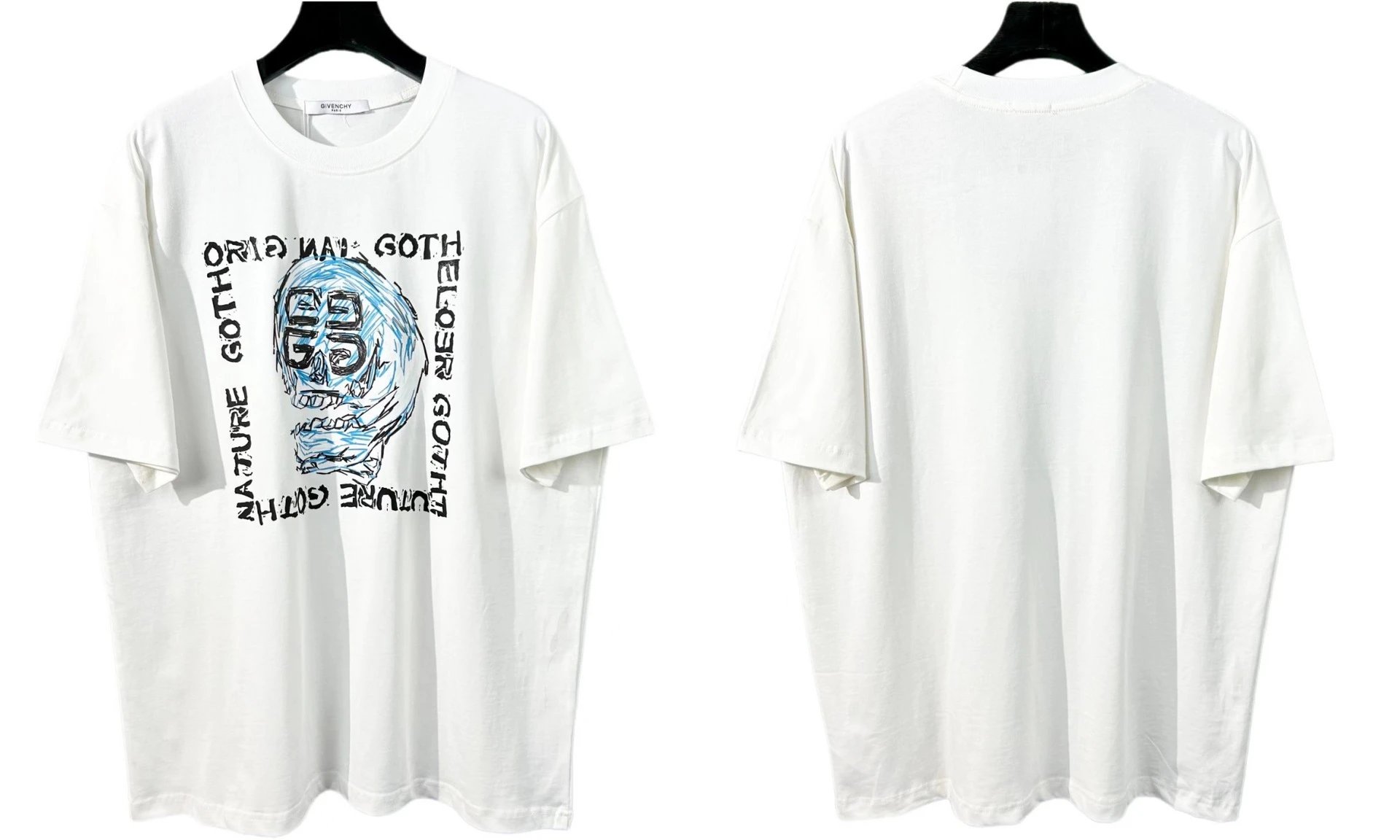 Givenchy T-Shirts Oversized graphic-print — 826 white
