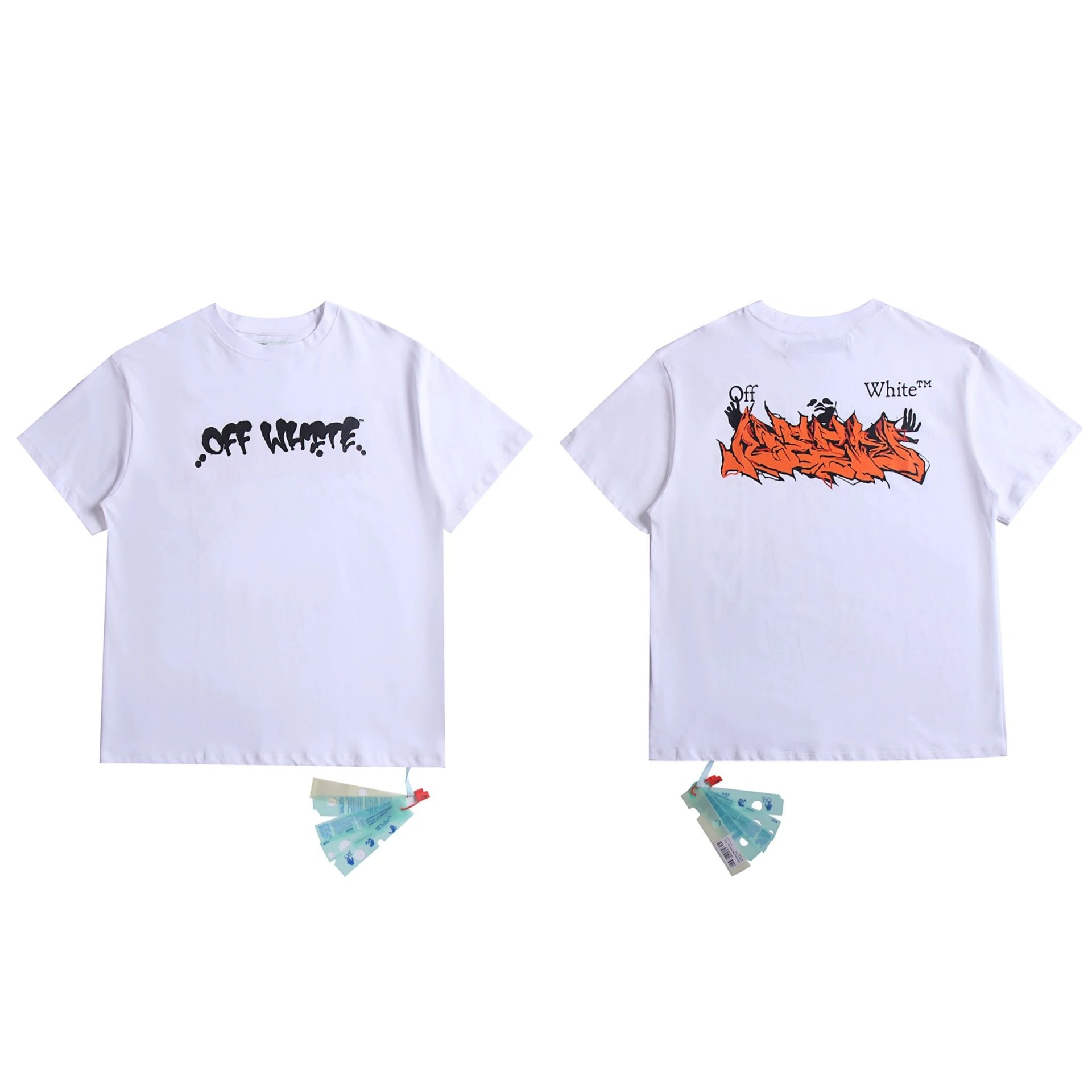 Off-White T-Shirts Arrow graphic print — 2087 White