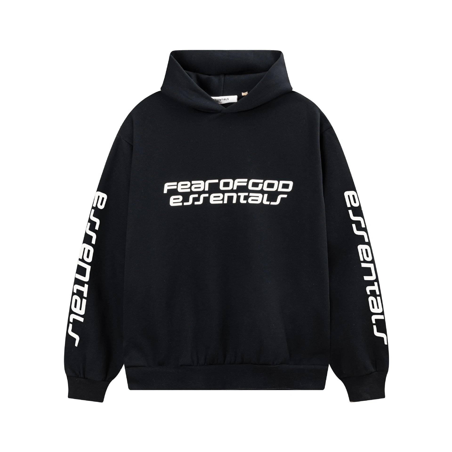 Fear of God Hoodies & Sweatshirts Essentials Logo Hooded Sweatshirt — Black 2277