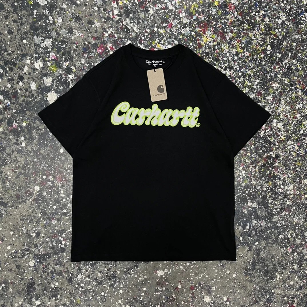 Carhartt T-Shirts Short-Sleeve Graphic Logo T-Shirt — 022 Black