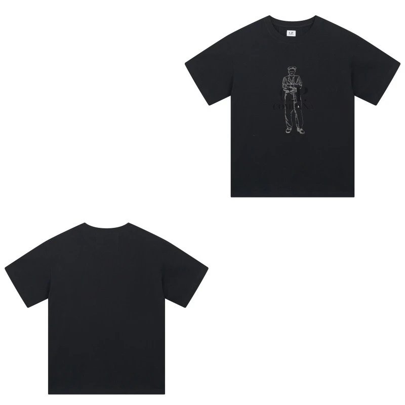 C.P. Company Shirts Short-Sleeve Polo Shirt — 219 black