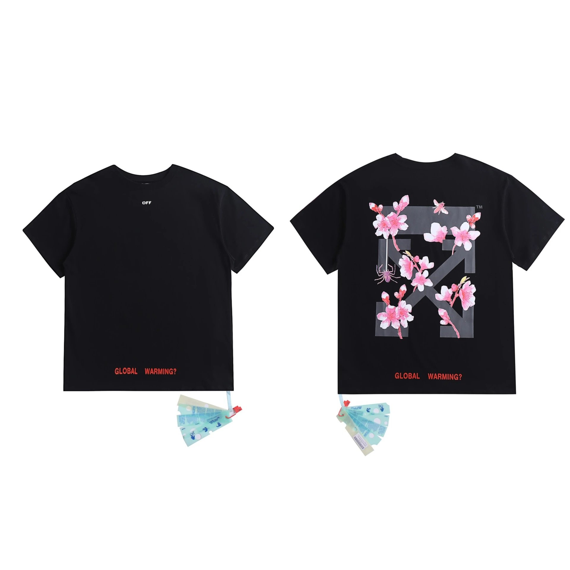 Off-White T-Shirts Arrow graphic print — 2077 Black