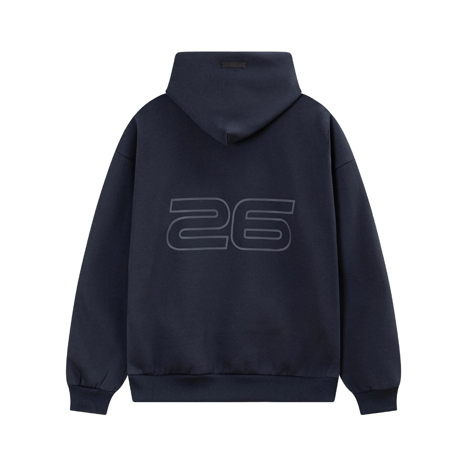 Fear of God Hoodies & Sweatshirts Essentials Logo Hooded Sweatshirt — Navy Blue 2278
