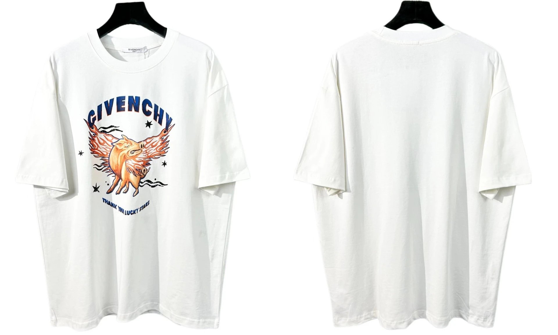 Givenchy T-Shirts Oversized graphic-print — 830 white