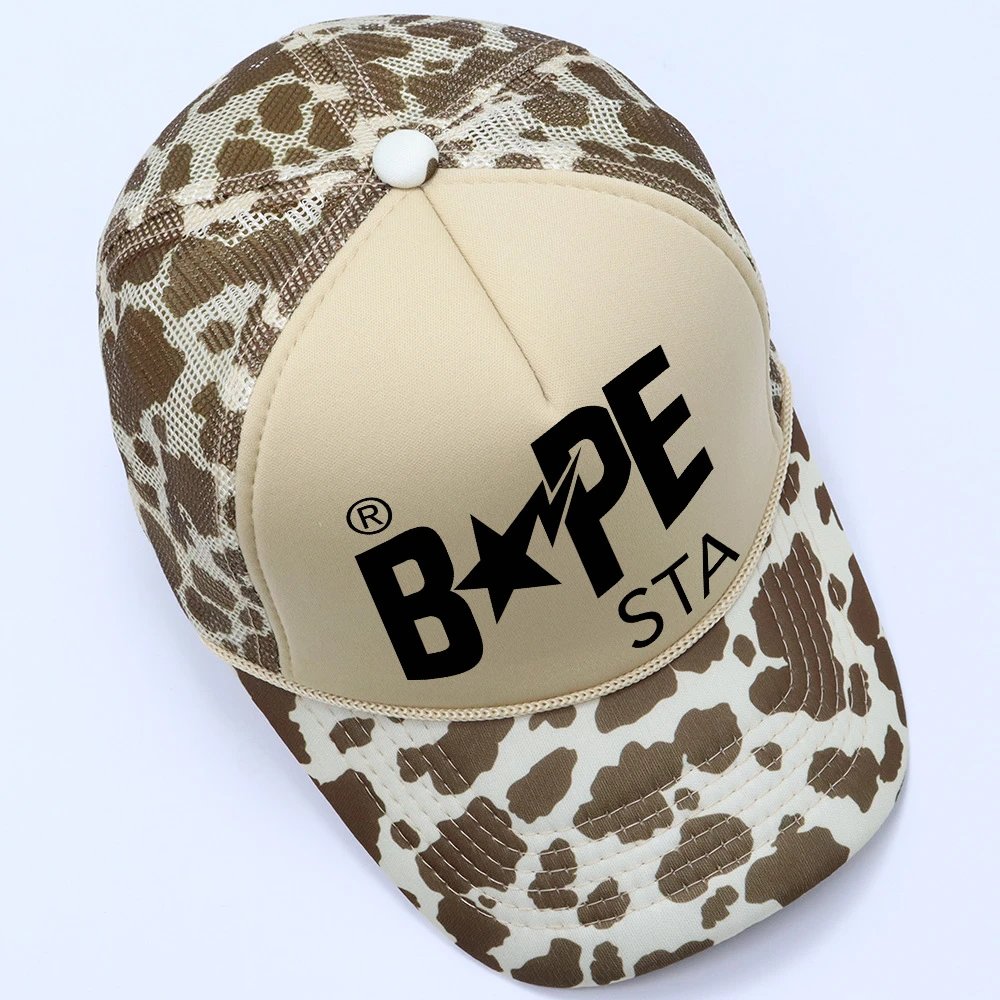 A Bathing Ape Hats BAPE STA Camouflage Baseball Cap — #-43
