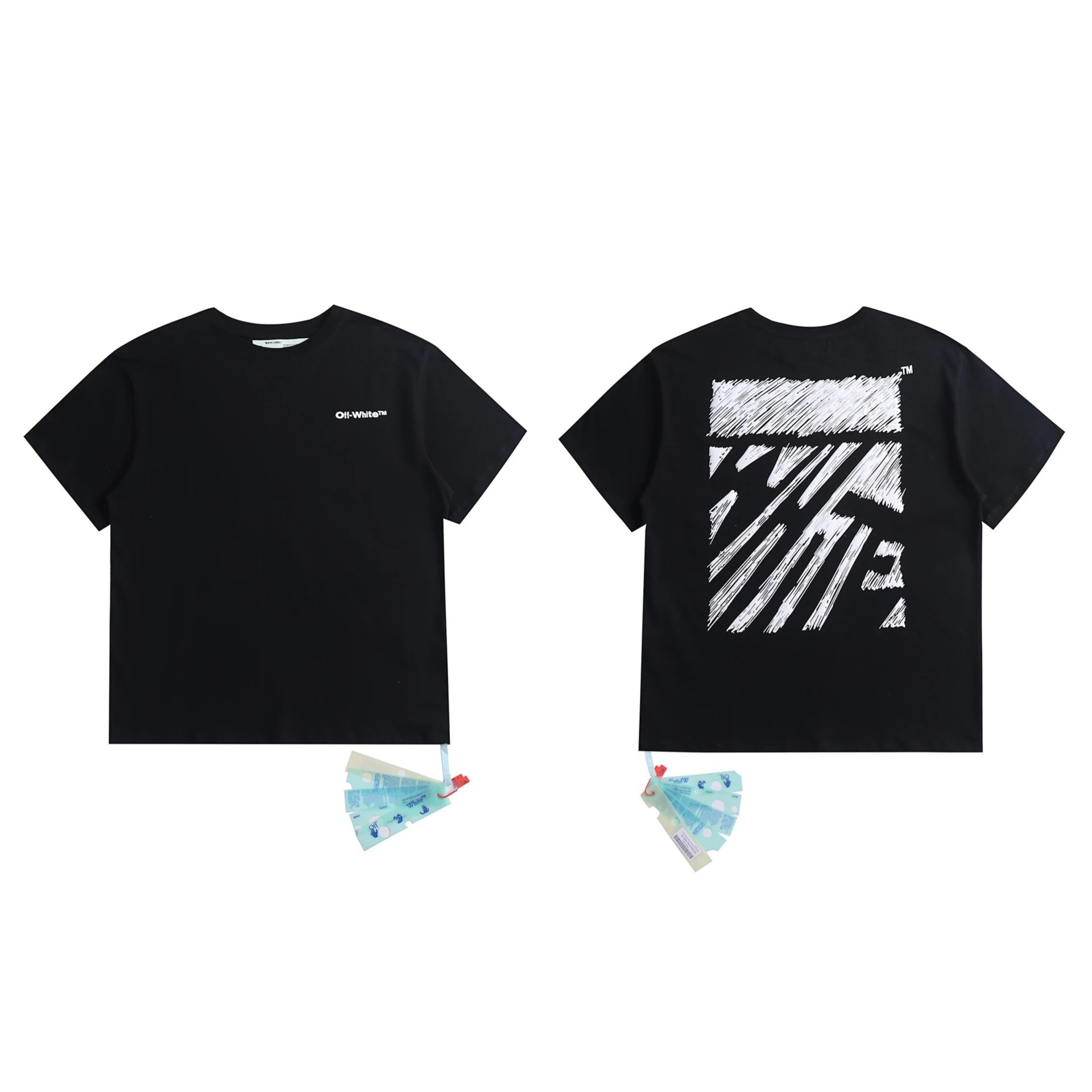 Off-White T-Shirts Arrow graphic print — 2086 black