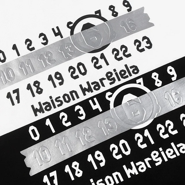 Maison Margiela T-Shirts Number 6 Graphic T-Shirt product detail image 30