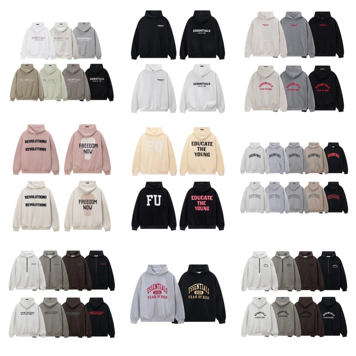 Fear of God Hoodies & Sweatshirts Essentials Logo Hooded Sweatshirt image 2