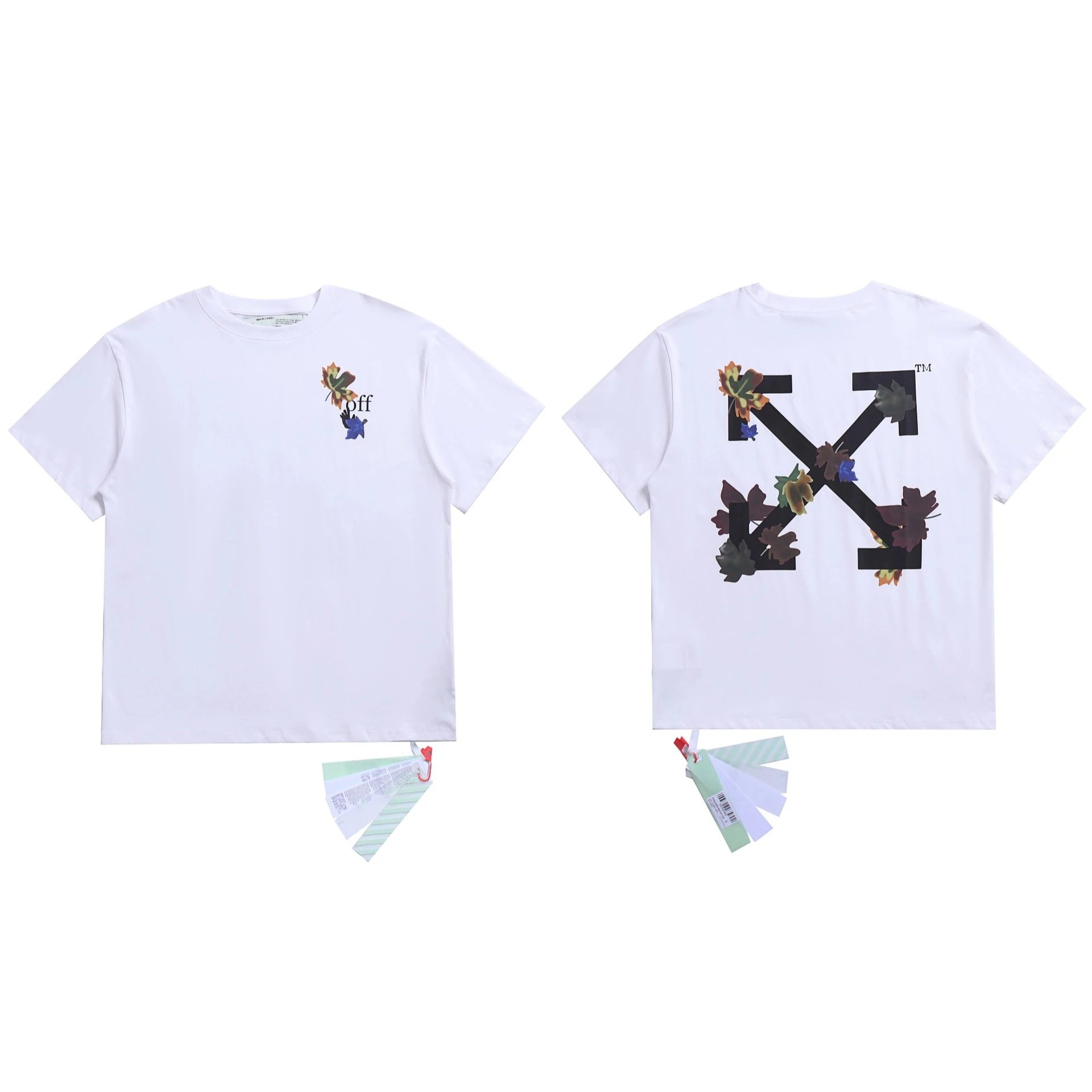 Off-White T-Shirts Graphic Print — 2115 white