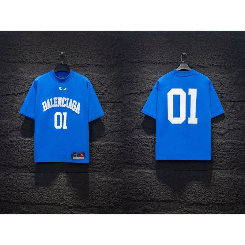 Balenciaga T-Shirts Oversized Logo-Print Short-Sleeve T-Shirt — 23