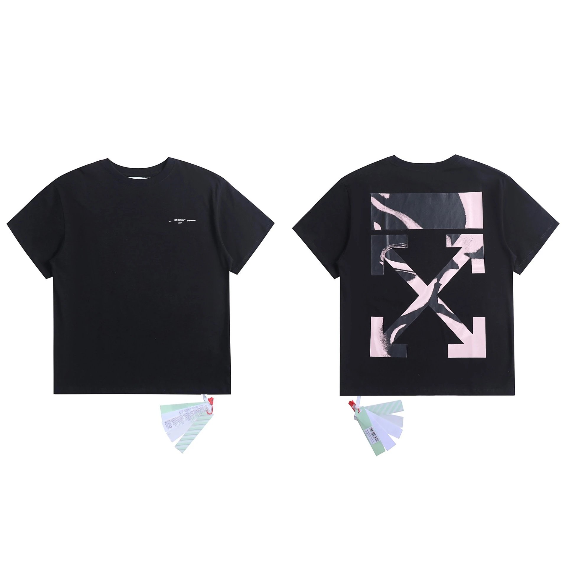 Off-White T-Shirts Graphic Print — 2116 Black
