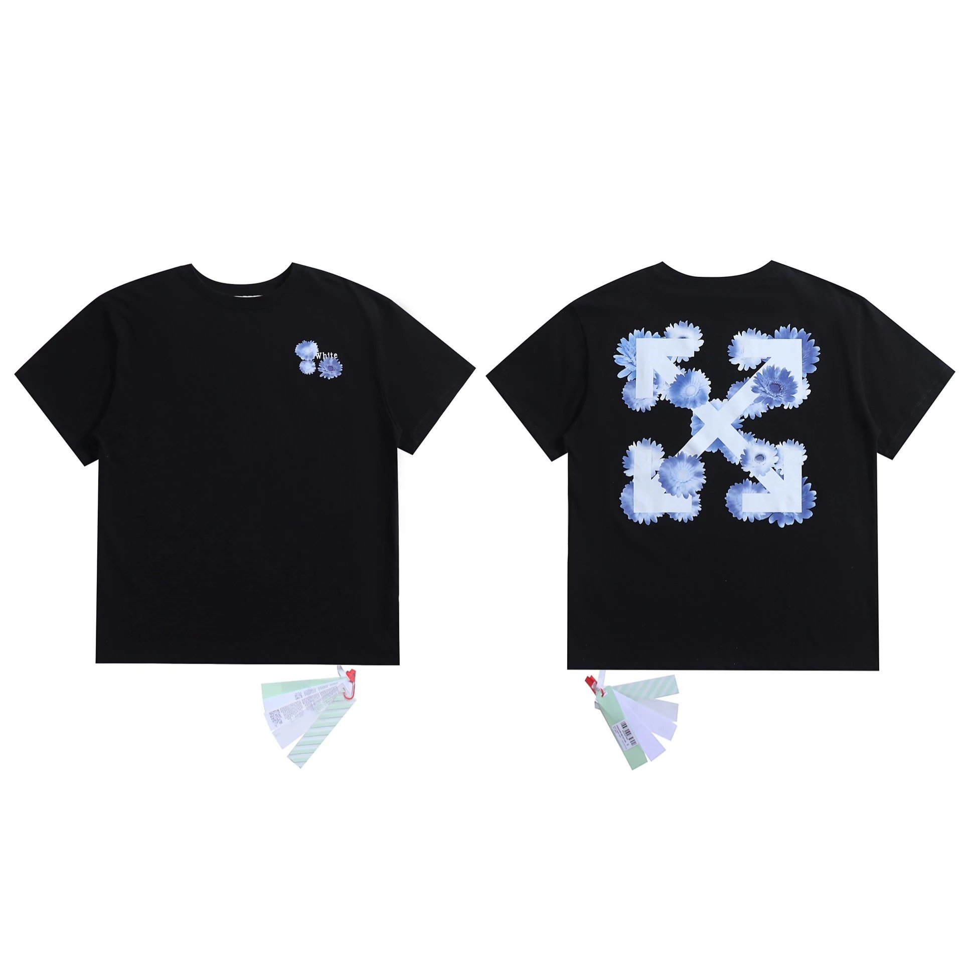Off-White T-Shirts Graphic Print — 2121 black