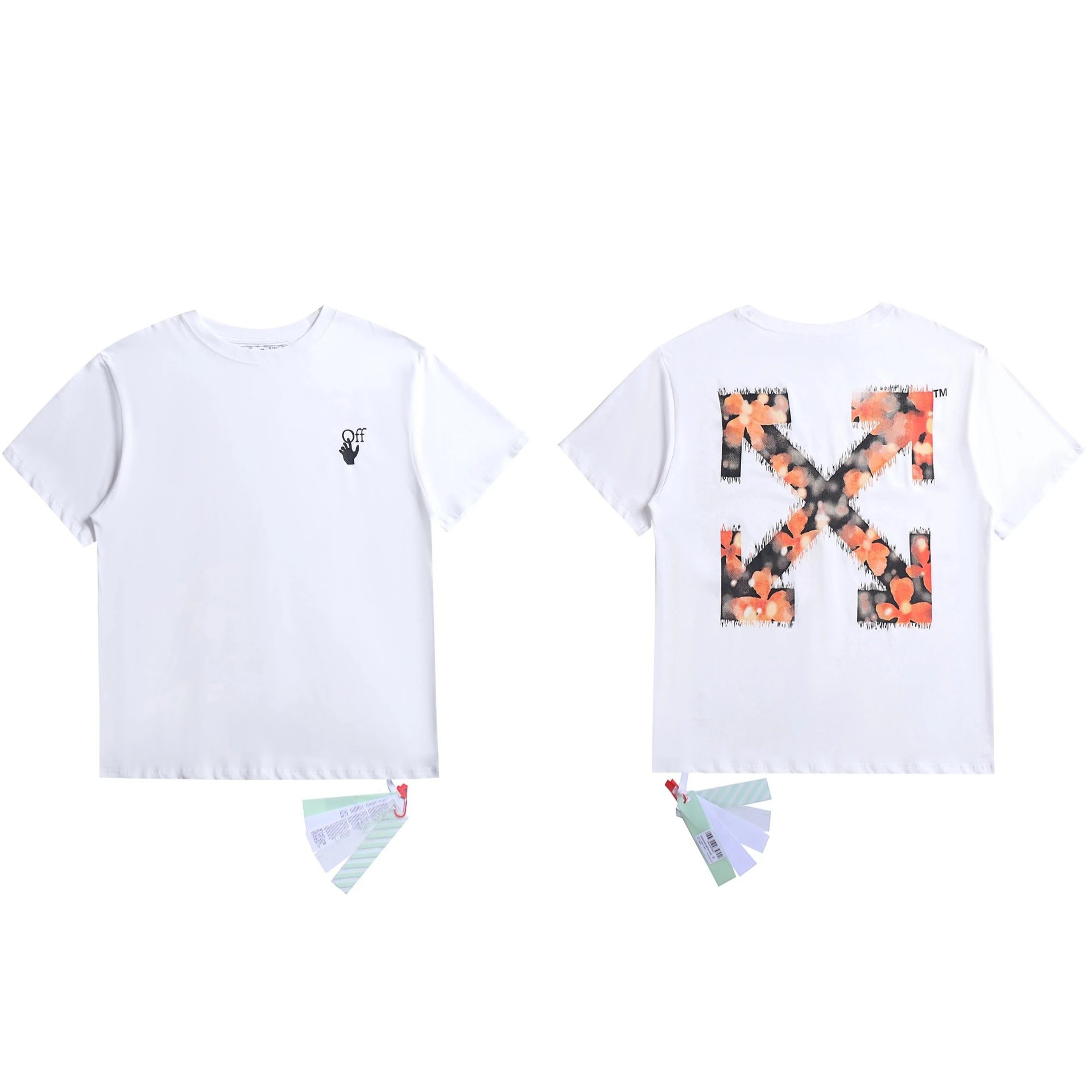 Off-White T-Shirts Graphic Print — 2112 white