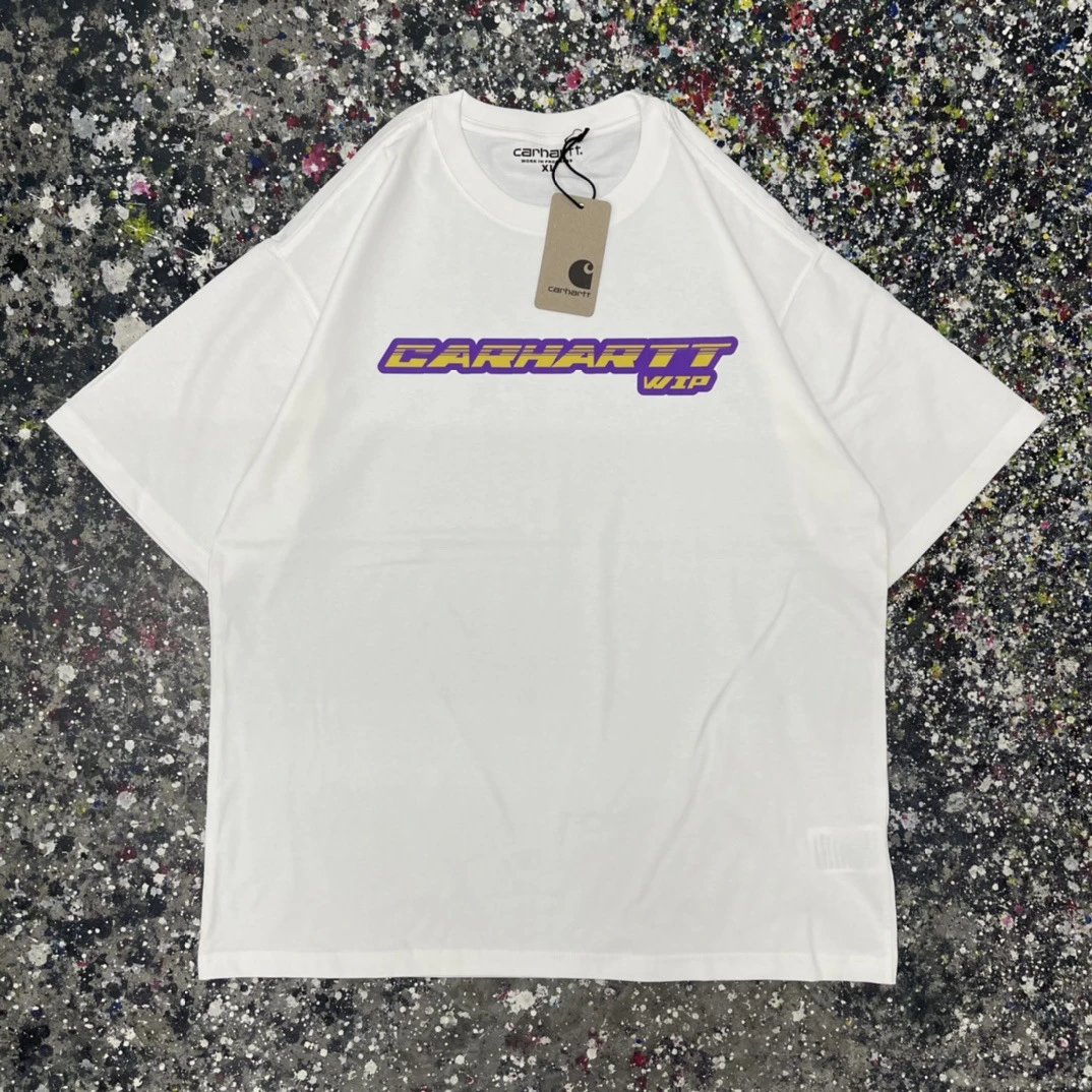 Carhartt T-Shirts Short-Sleeve Graphic Logo T-Shirt — 019 White