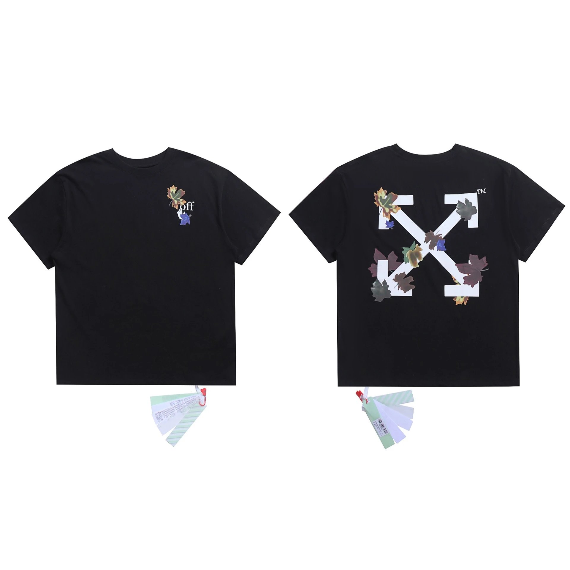 Off-White T-Shirts Graphic Print — 2115 black