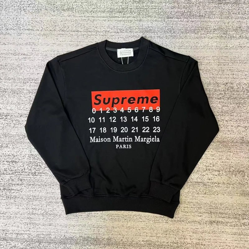 Maison Margiela Hoodies & Sweatshirts MM6 Logo Print Crewneck Sweatshirt — 71