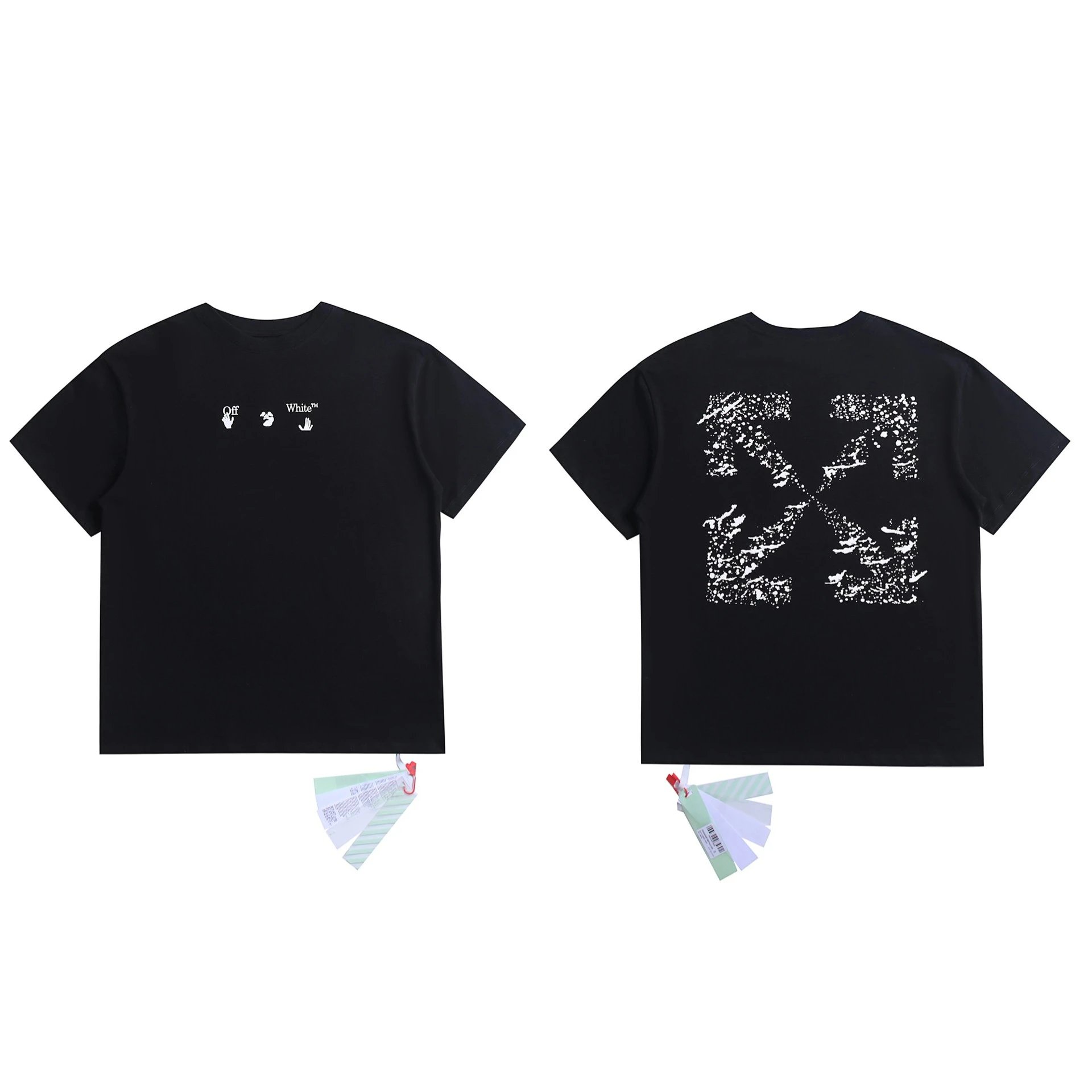 Off-White T-Shirts Graphic Print — 2120 black