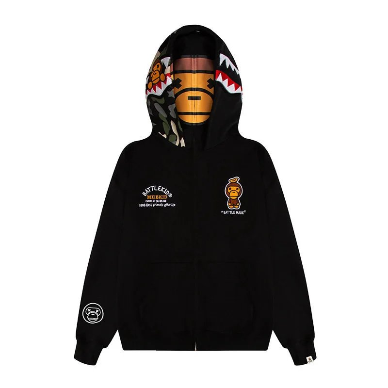 A Bathing Ape (BAPE) Hooded Zip-Up Sweat