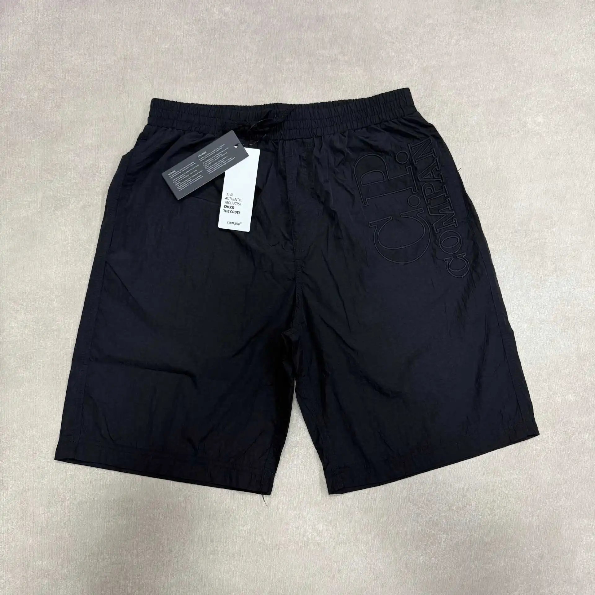 C.P. Company Shorts Drawstring Cargo Lens — 2692 Black Shorts