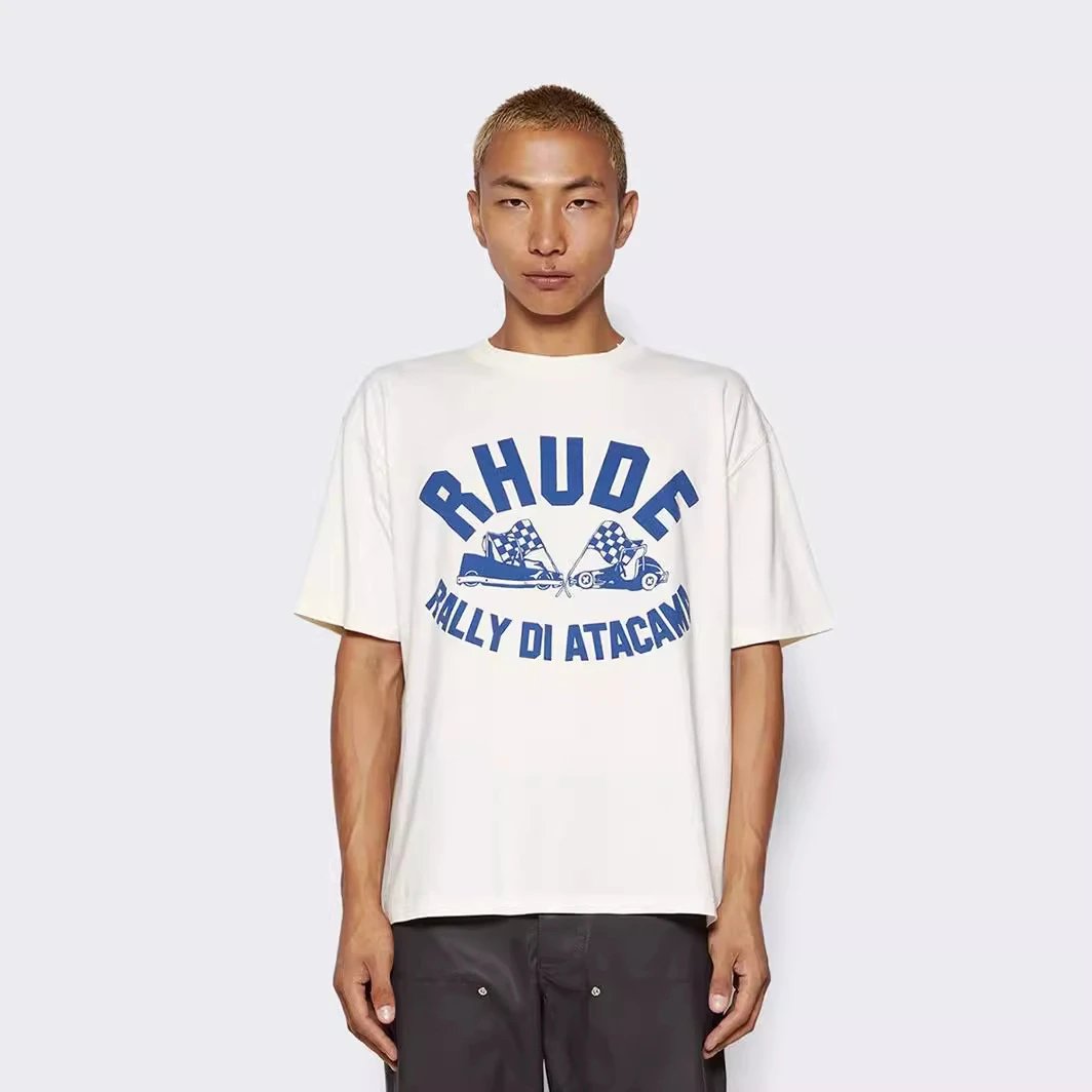 Rhude T-Shirts Graphic Print Short-Sleeve T-Shirt image 5