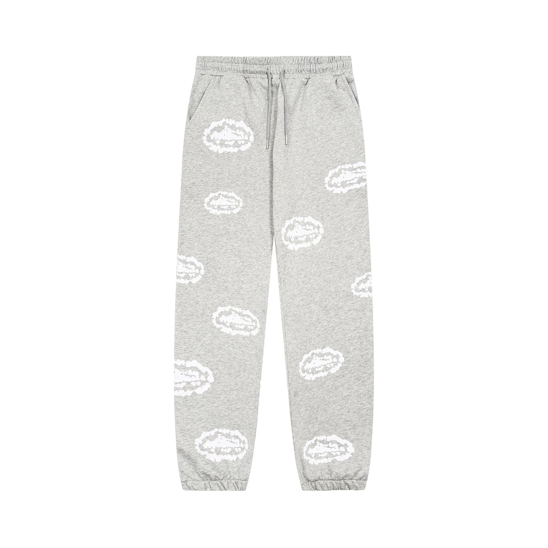 Corteiz Hoodies & Sweatshirts Zip-up hooded sweatshirt with embroidered chest emblem — D 802 Gray trousers