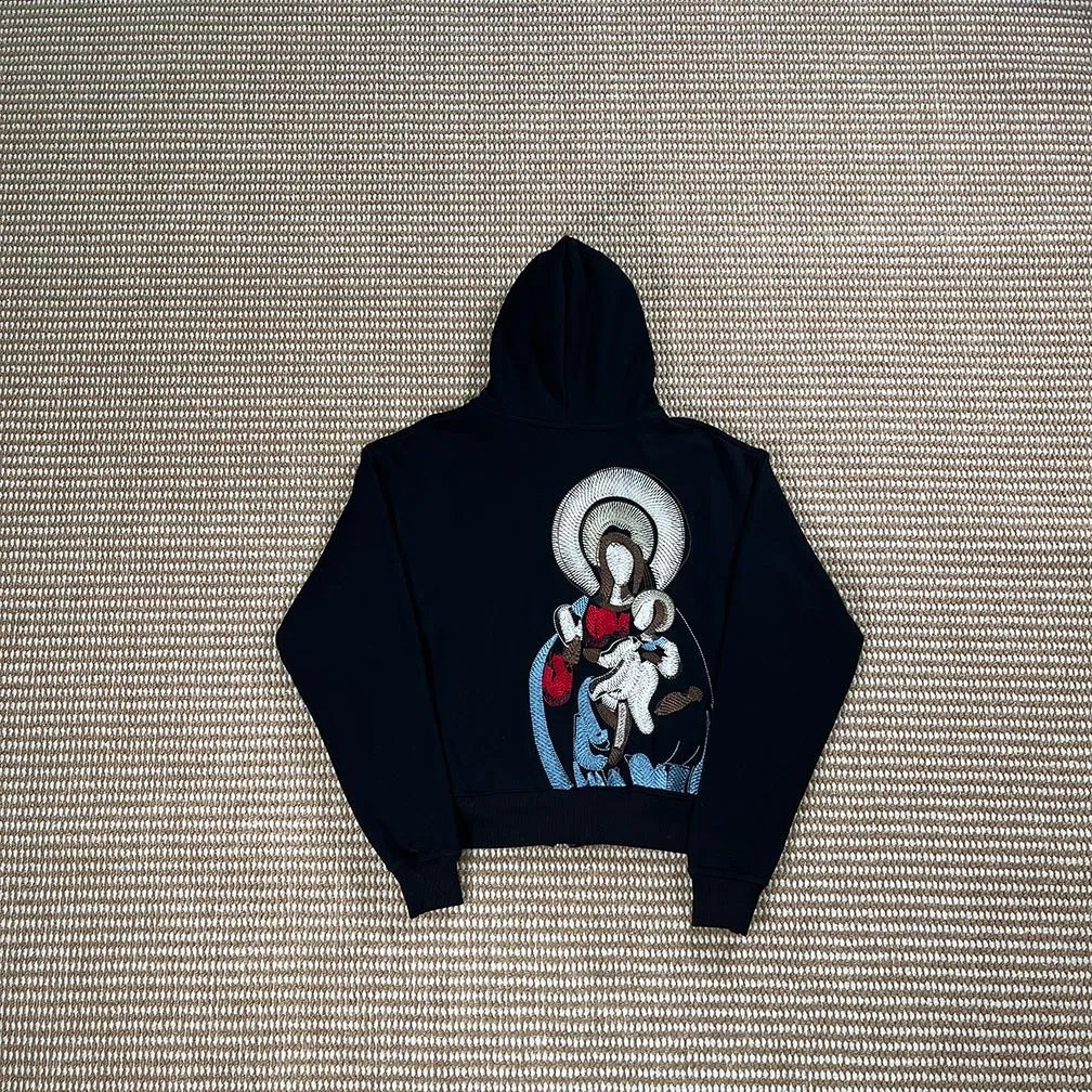 Unbranded Hoodies & Sweatshirts Embroidered Floral — Goddess / Black Hoodie
