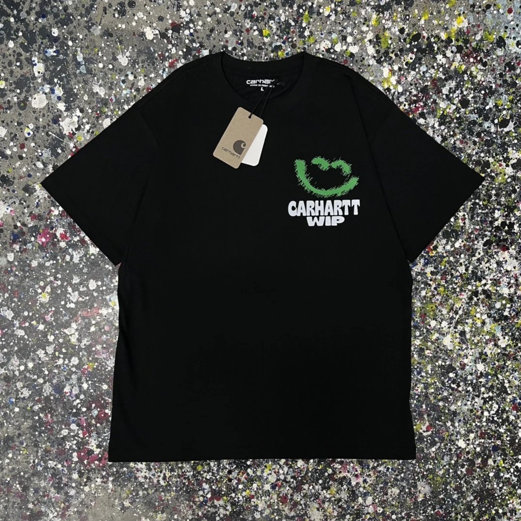 Carhartt T-Shirts Short-Sleeve Graphic Logo T-Shirt — 013 Black