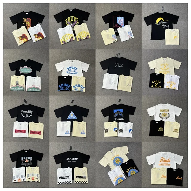 Rhude T-Shirts Tiger Graphic product detail image 2