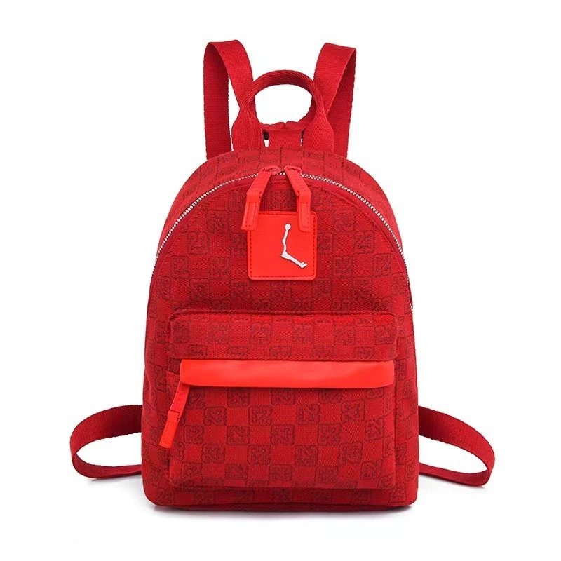 Design Mini Backpack Beige with Brown Accents Casual Backpack - 16