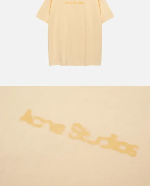Acne Studios Logo Print White T-Shirt - 28