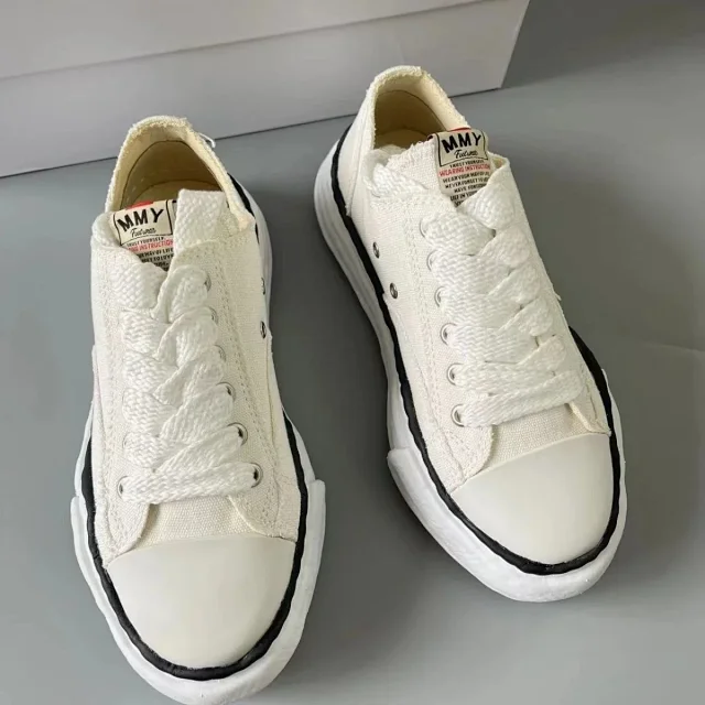 AMMY Sneakers Frayed canvas shell-toe platform product detail image 10