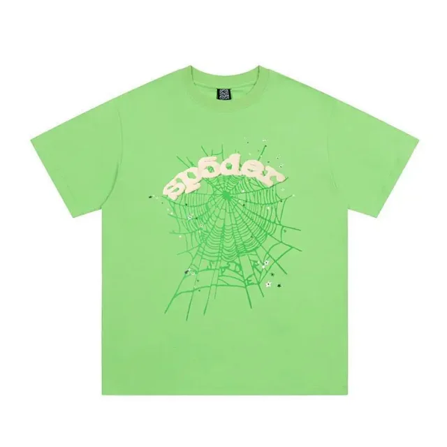 Sp5der T-Shirts Spiderweb Graphic Short-Sleeve T-Shirt product detail image 21