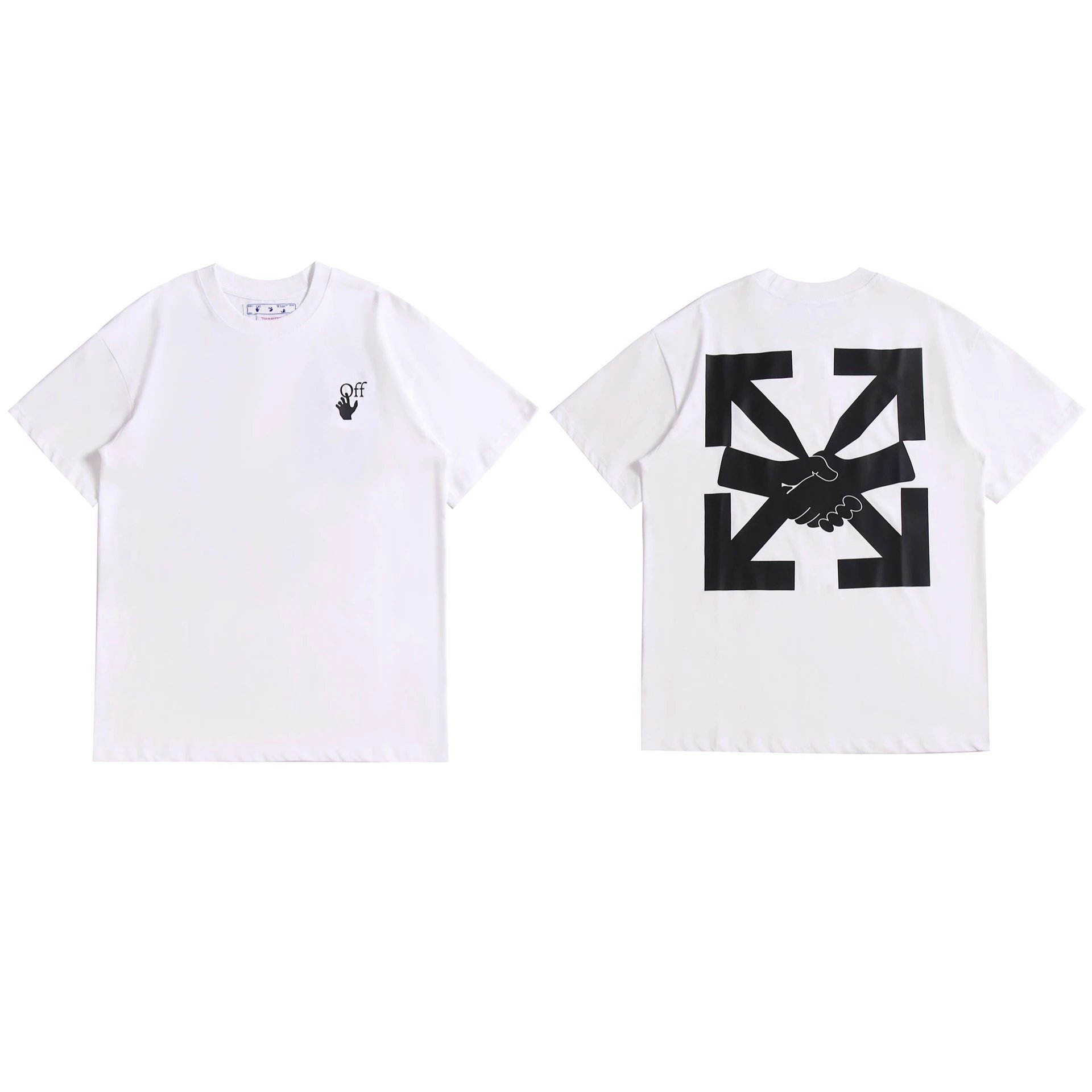 Off-White T-Shirts Arrow graphic print — 2062 White