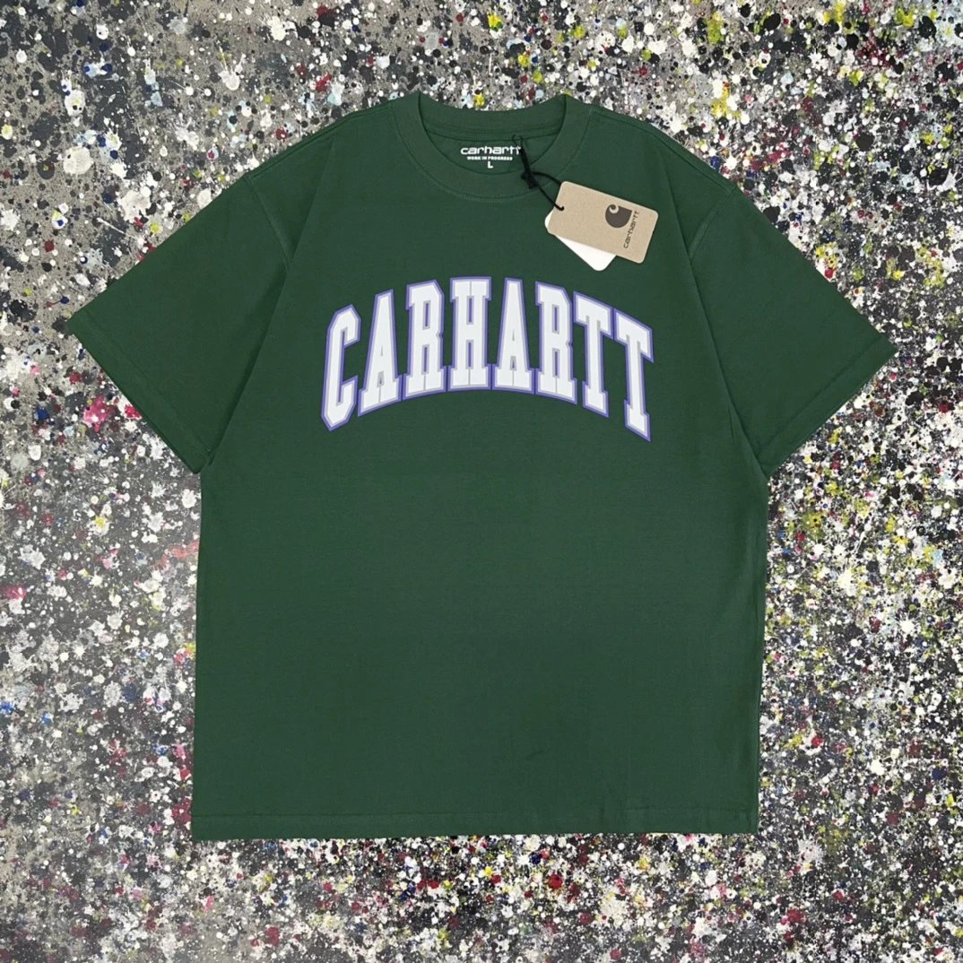 Carhartt T-Shirts Short-Sleeve Graphic Logo T-Shirt — 010 green