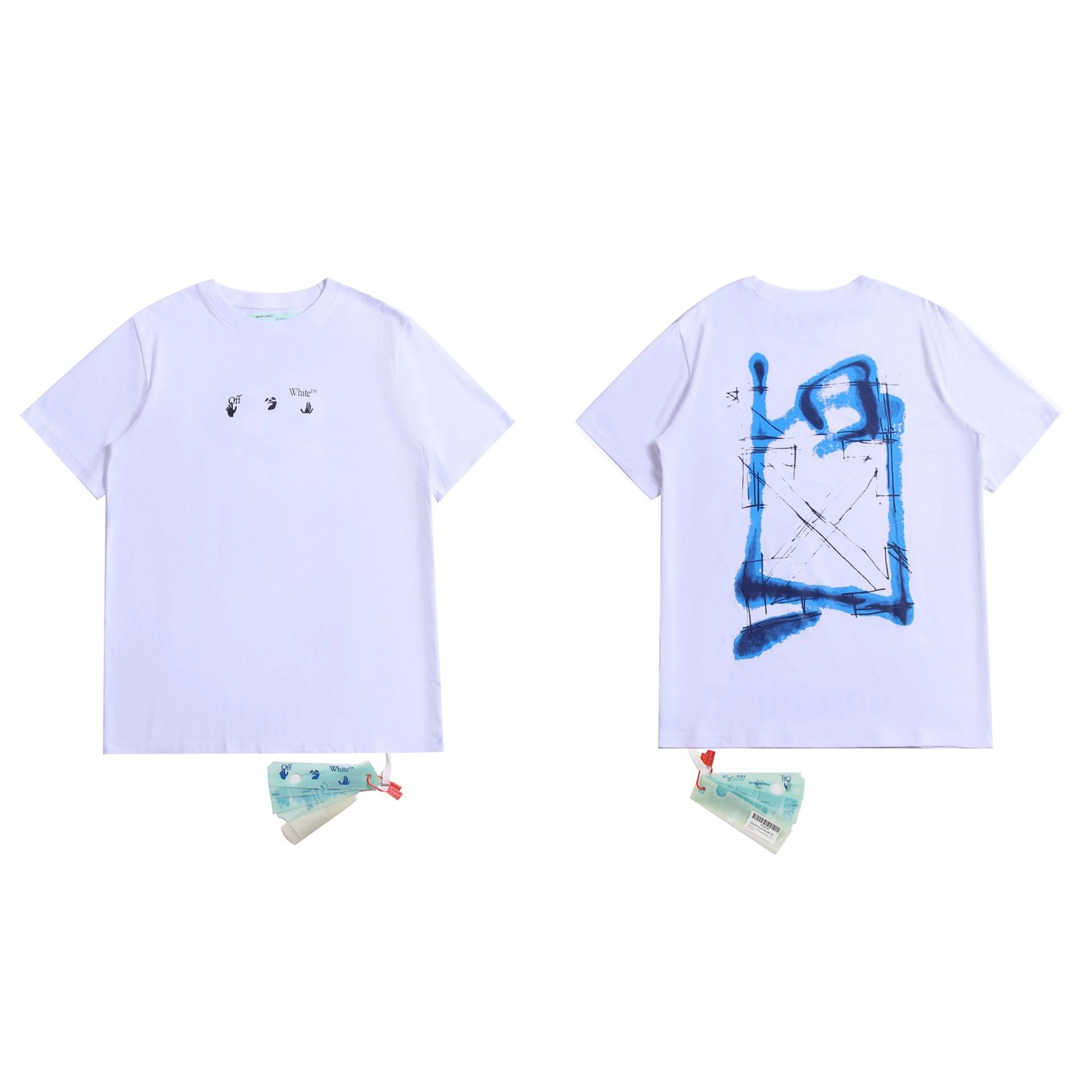 Off-White T-Shirts Arrow graphic print — 2073 White