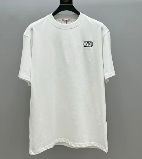 Valentino T-Shirts Logo Print Short-Sleeve T-Shirt product detail image 7