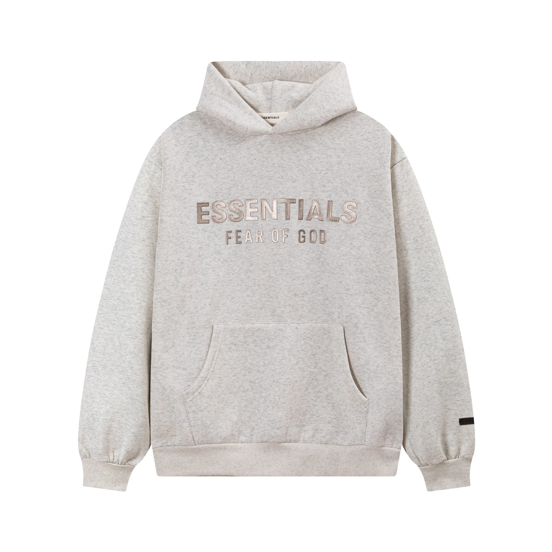 Fear of God Hoodies & Sweatshirts Essentials Logo Hooded Sweatshirt — Light gray 2272