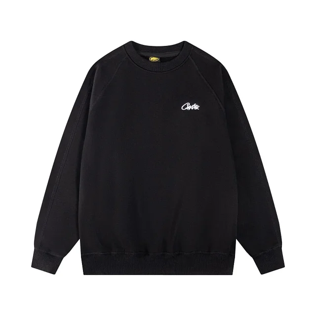 Corteiz Hoodies & Sweatshirts Zip-up hooded sweatshirt with embroidered chest emblem product detail image 6
