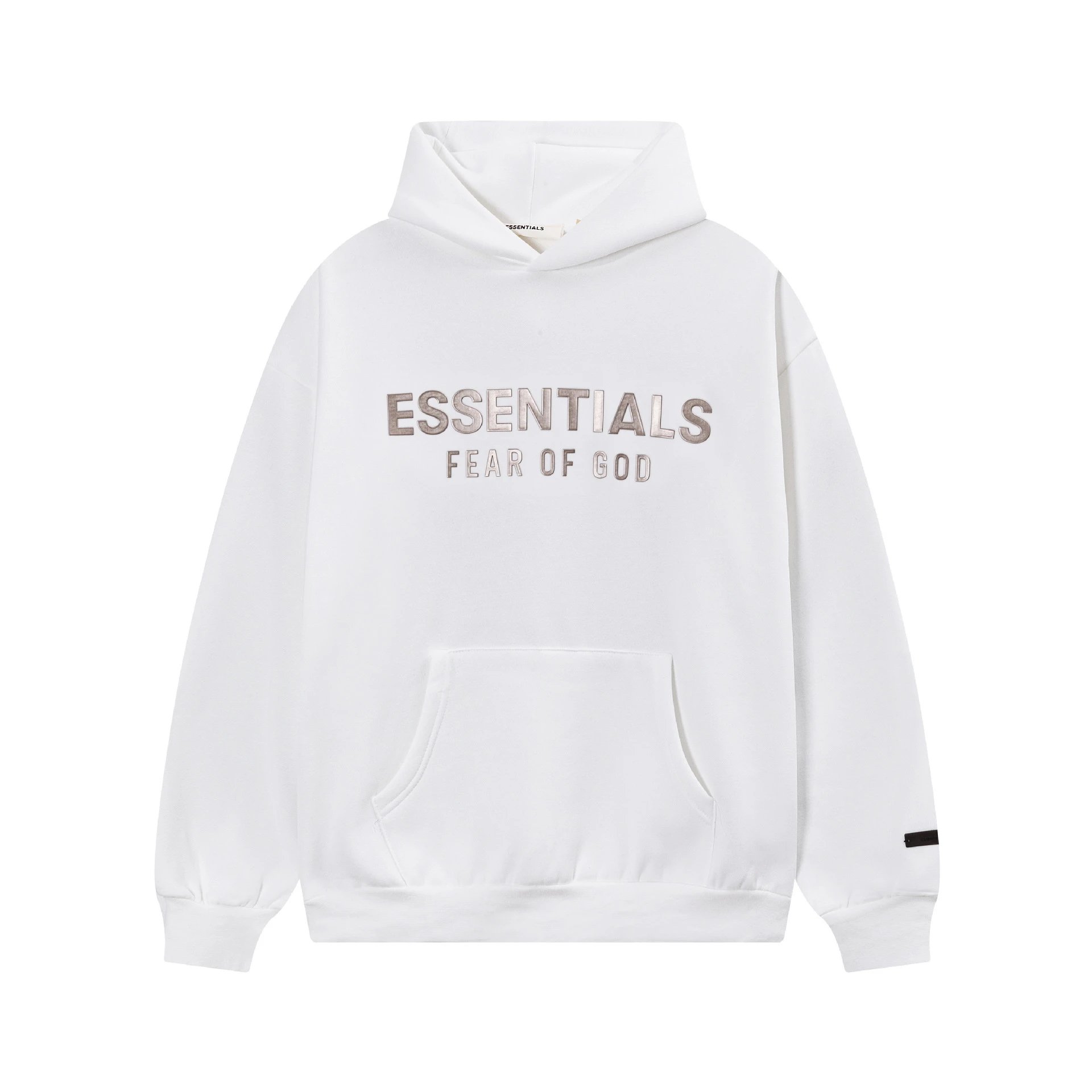 Fear of God Hoodies & Sweatshirts Essentials Logo Hooded Sweatshirt — white 2272