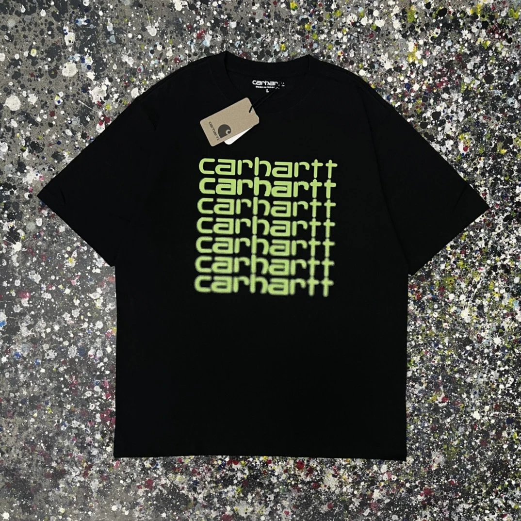 Carhartt T-Shirts Short-Sleeve Graphic Logo T-Shirt — 006 Black