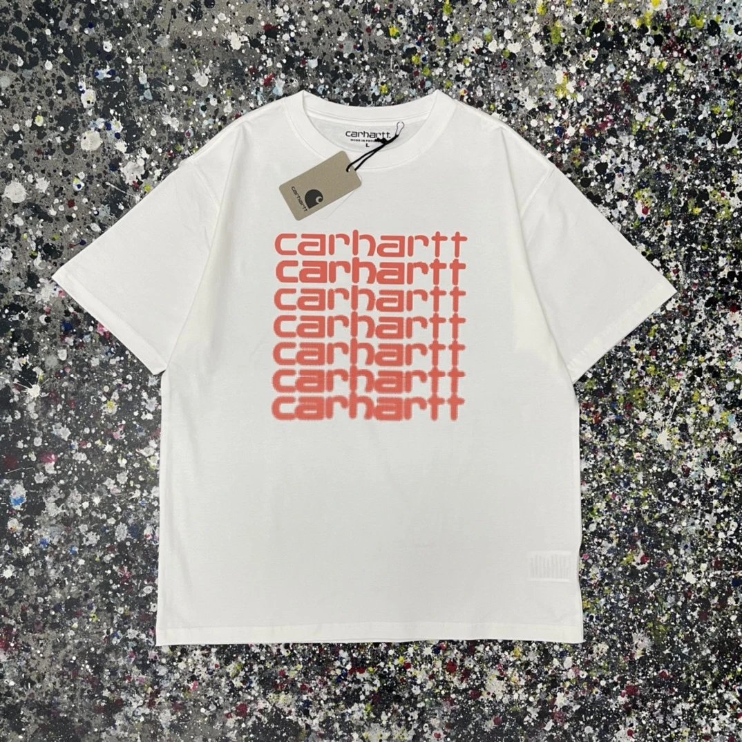 Carhartt T-Shirts Short-Sleeve Graphic Logo T-Shirt — 006 White
