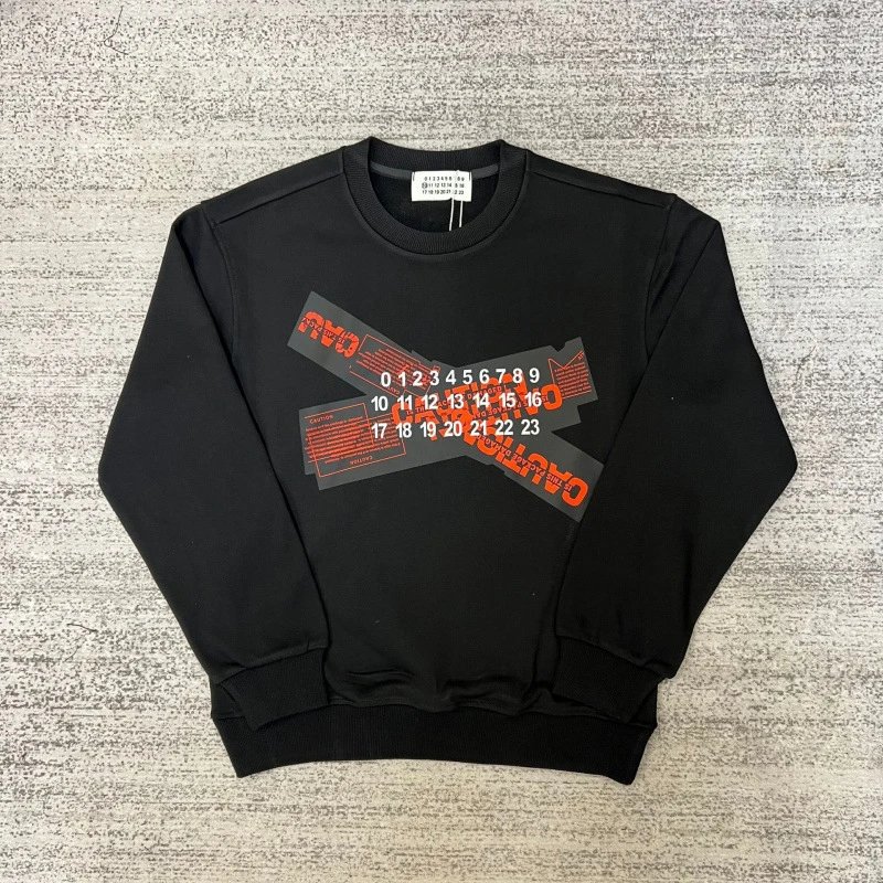 Maison Margiela Hoodies & Sweatshirts MM6 Logo Print Crewneck Sweatshirt — 66