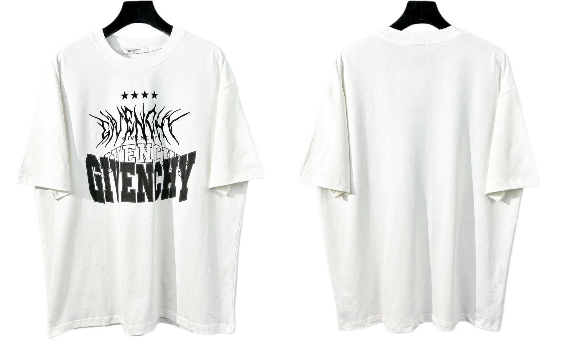 Givenchy T-Shirts Graphic Print — 843 white