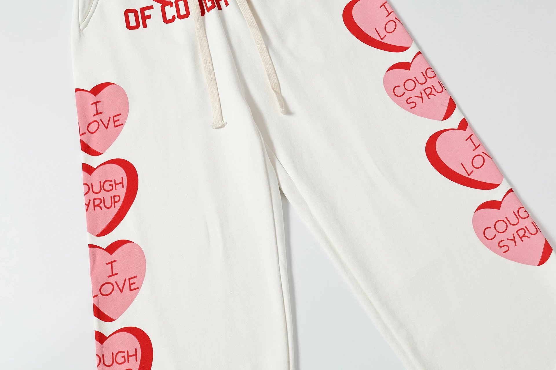 Design 'That's A Awful Lot Of Cough Syrup' Red Sweatpants - 28