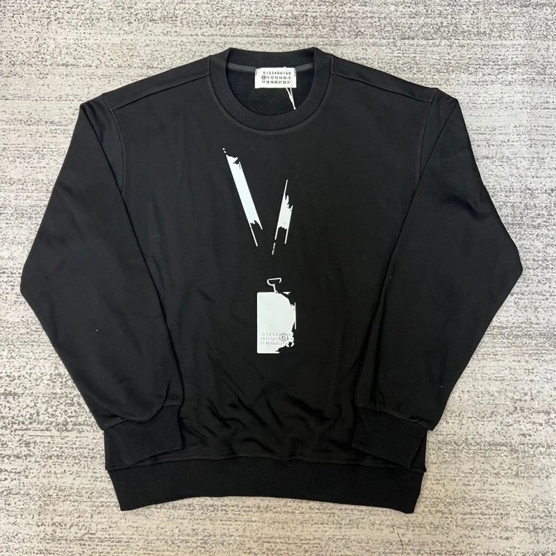 Maison Margiela Hoodies & Sweatshirts MM6 Logo Print Crewneck Sweatshirt image 4