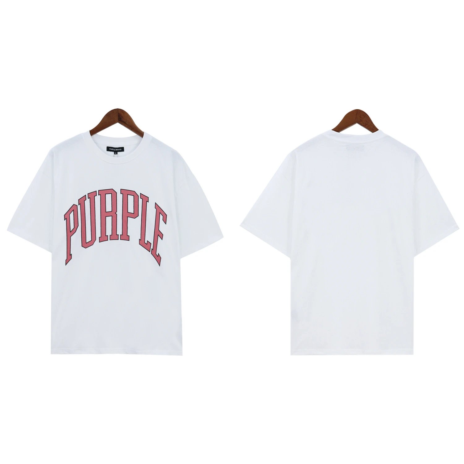 Purple Brand T-Shirts Graphic Print — 2370 white